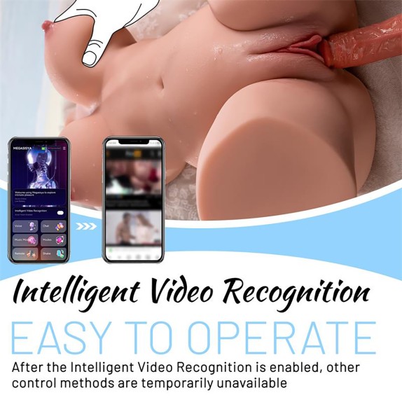 ALANNA TORSO FEMMINILE VIBRANTE E MOVIMENTO SU E GIÙ CON APP