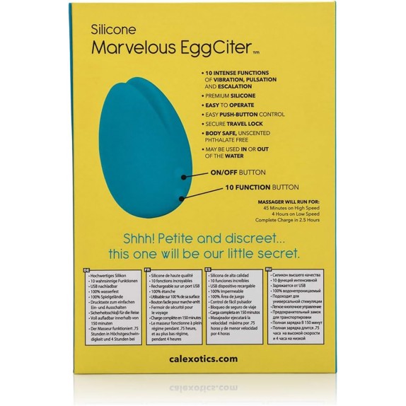 STIMOLATORE CLITORIDE IN SILICONE SEX TOY EGG CITER