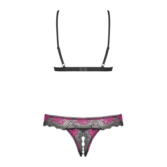 COMPLETO INTIMO APERTO SEXY PER DONNA TULIA CUPLESS SET