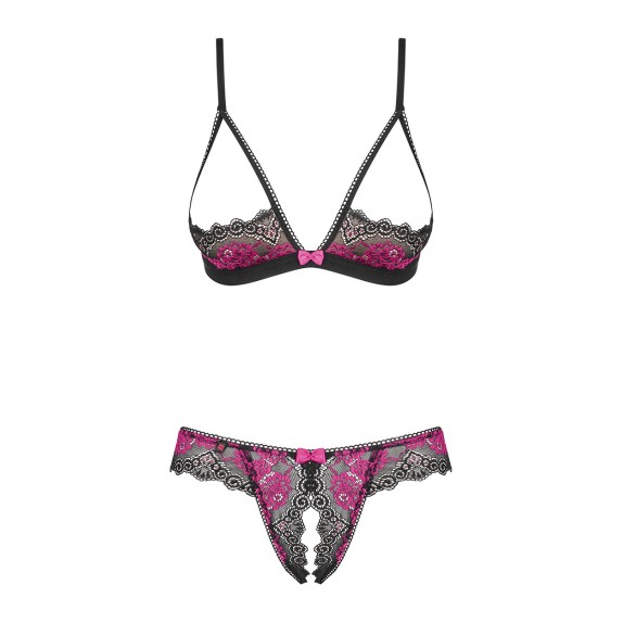 COMPLETO INTIMO APERTO SEXY PER DONNA TULIA CUPLESS SET