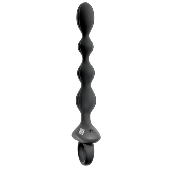 PALLINE ANALI VIBRANTI ULTRA FLESSIBILI CON BASE CON ANELLO ANOS