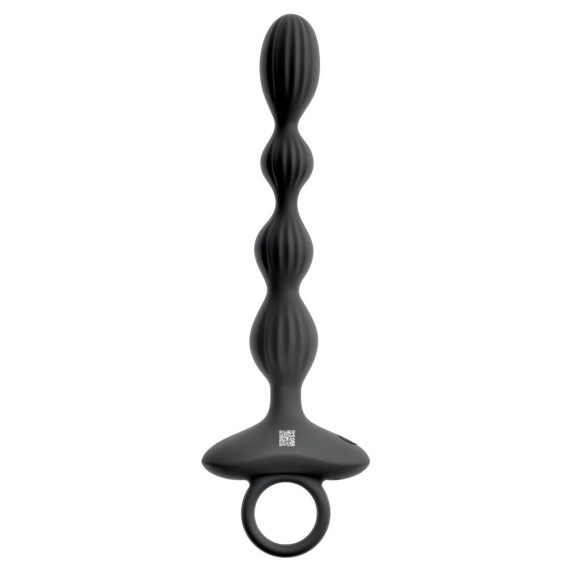 PALLINE ANALI VIBRANTI ULTRA FLESSIBILI CON BASE CON ANELLO ANOS