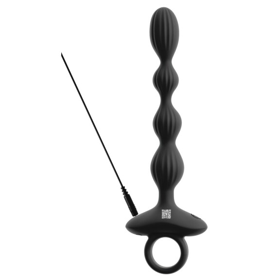 PALLINE ANALI VIBRANTI ULTRA FLESSIBILI CON BASE CON ANELLO ANOS