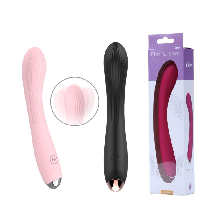 VIBRATORE VAGINALE PER PUNTO G RICARICABILE FLEXI G-SPOT