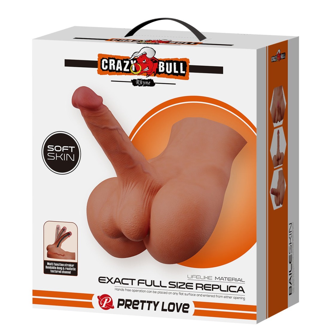 MASTURBATORE REALISTICO MEZZO BUSTO DI UOMO CON...