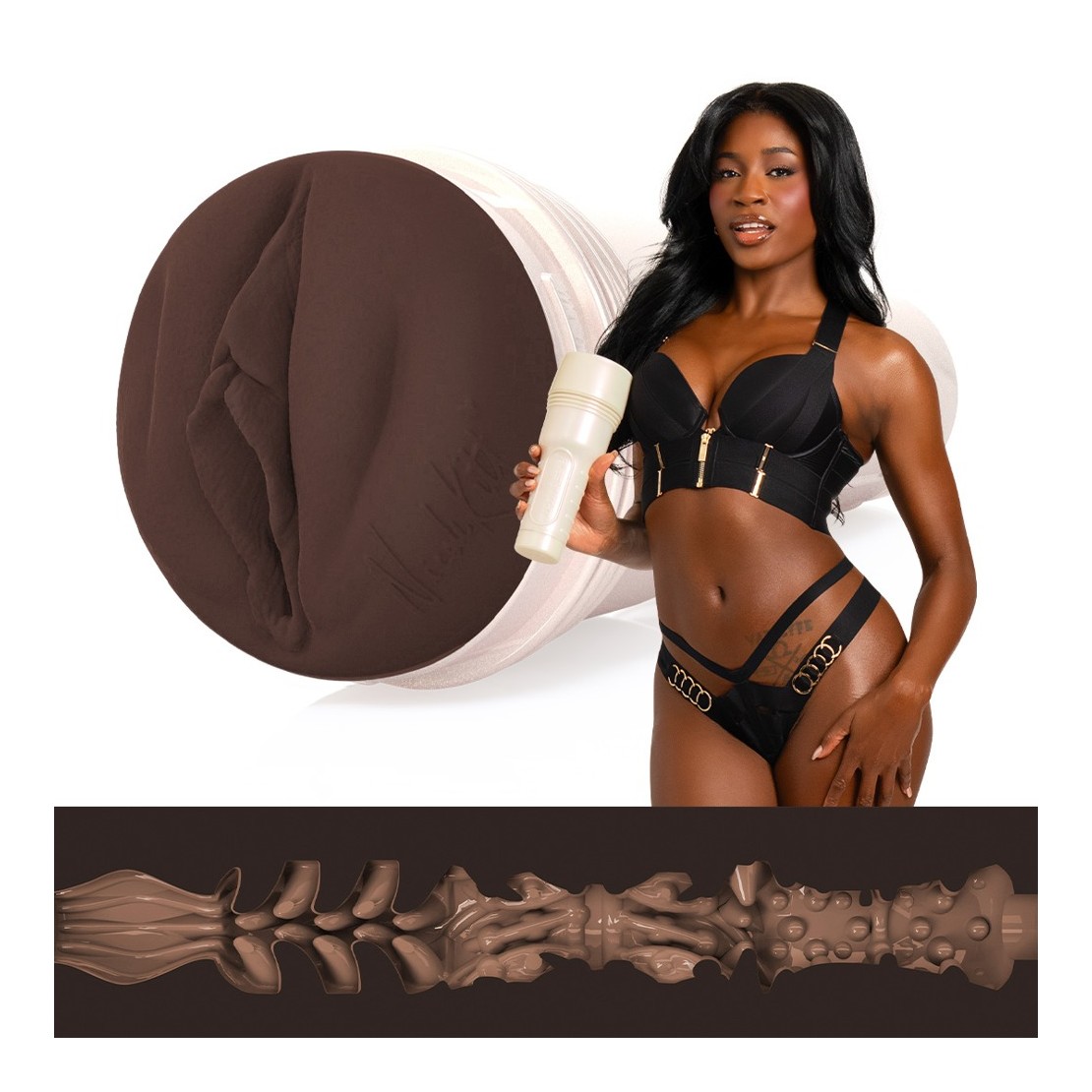 NICOLE KITT MASTURBATORE FLESHLIGHT PER UOMO A...