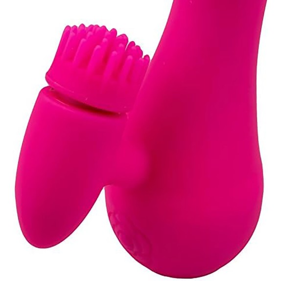 RABBIT VIBRANTE  CON STIMOLATORE CLITORIDEO ROTANTE DAISUKI 1