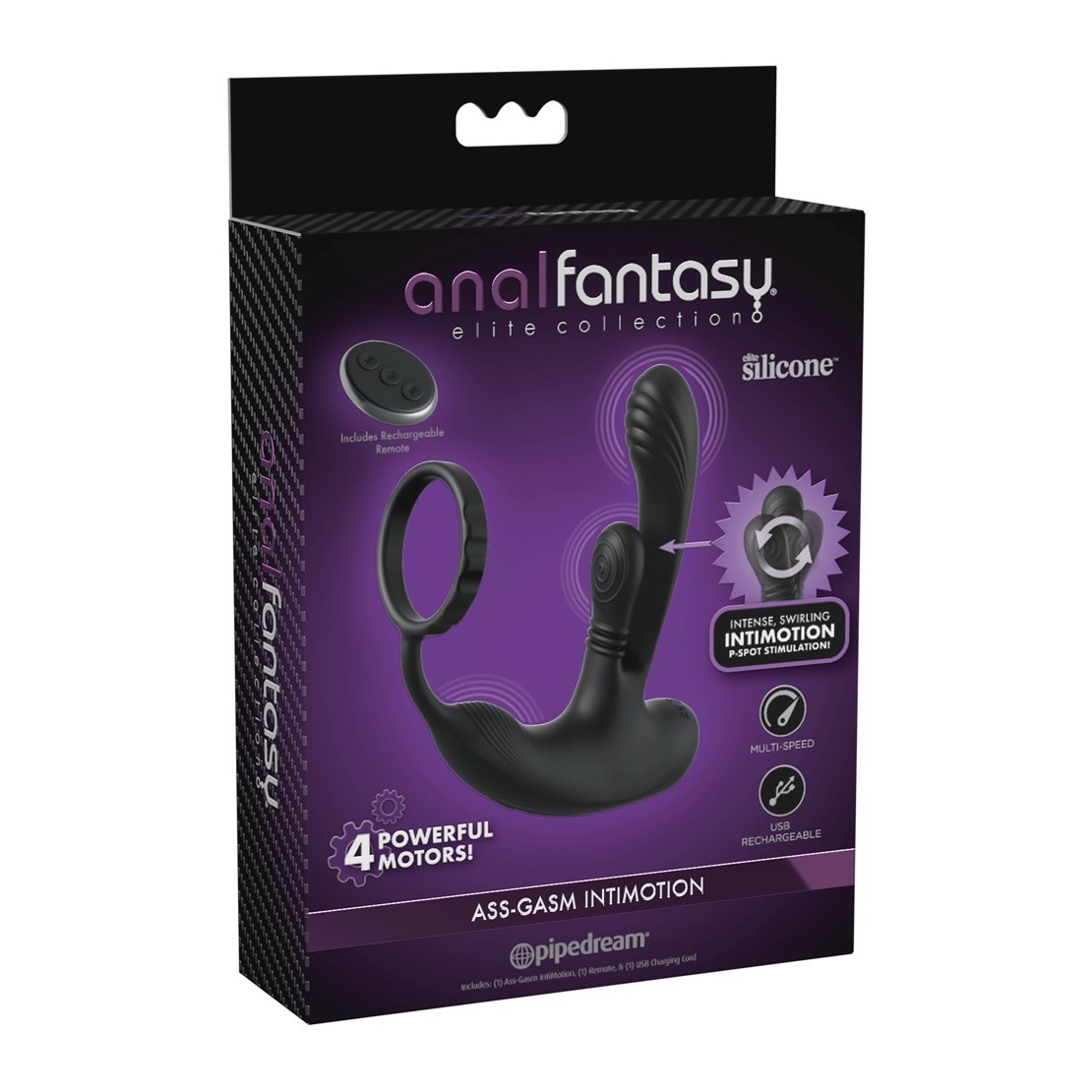 STIMOLATORE PROSTATICO VIBRANTE CON MOVIMENTO E...