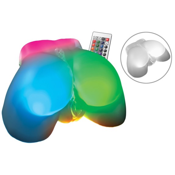 BACINO REALISTICO CON DOPPIO CANALE PENETRABILE CON LUCE LED