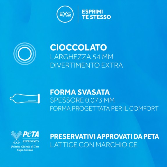 PROFILATTICI FORMATO CONENIENZA 100 PEZZI AL CIOCCOLATO EXS