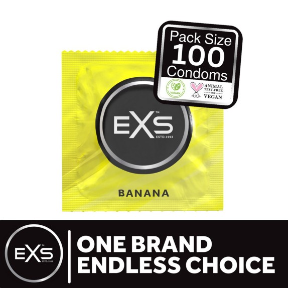 PROFILATTICI FORMATO CONENIENZA 100 PEZZI ALLA BANANA EXS