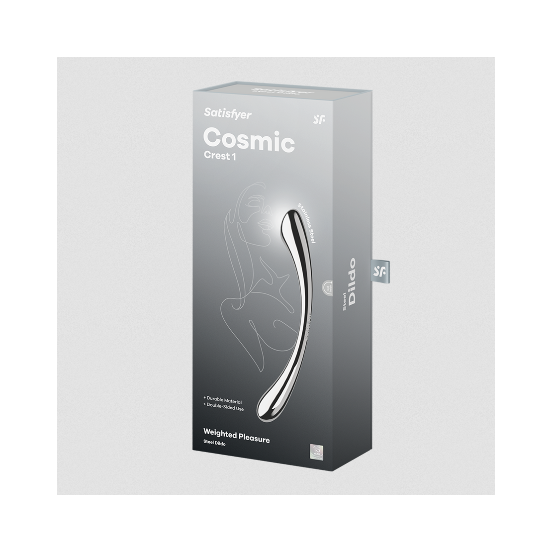 copy of DILDO DOPPIO IN ACCIAIO INOX COSMIC...