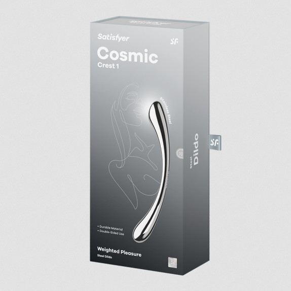 copy of DILDO DOPPIO IN ACCIAIO INOX COSMIC CREST 1 SATISFYER