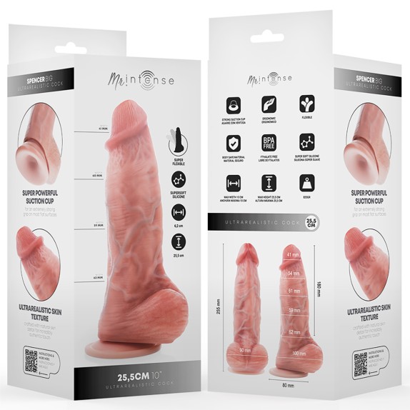 copy of DILDO ULTRA REALISTICO IN SILICONE SPENCER BIG 25,5 CM MR INTENSE