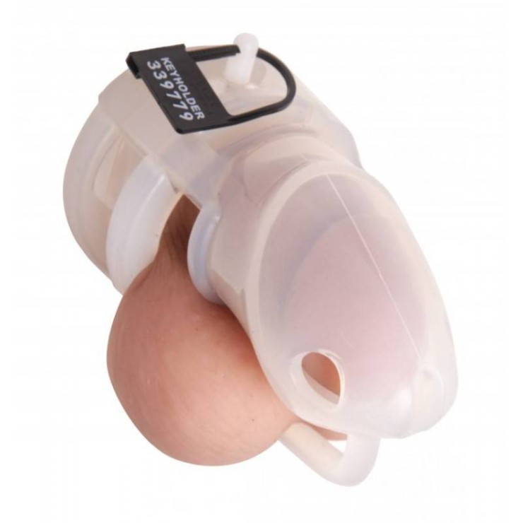 CINTURA DI CASTITA' IN SILICONE BIANCO 
