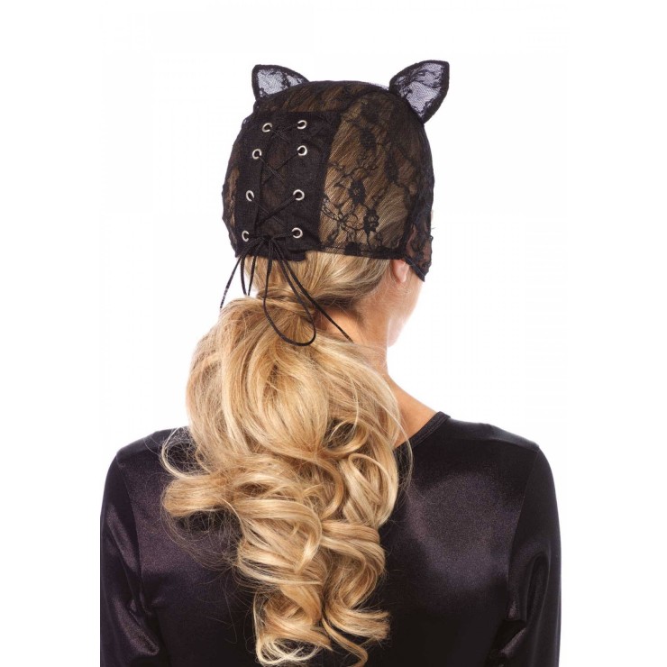 MASCHERA DA GATTINA IN PIZZO 2