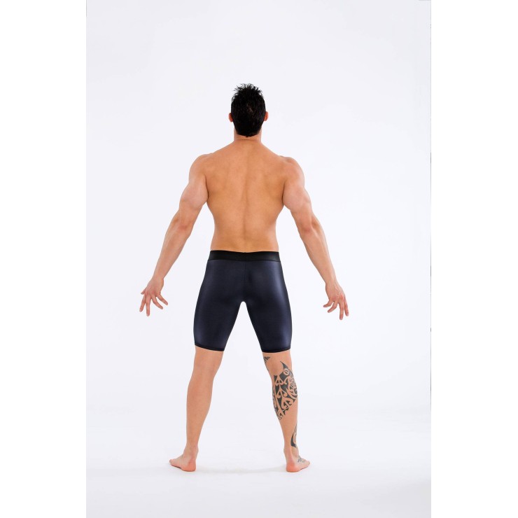 PANTALONCINI PER UOMO ADERENTI SEMI LUCIDI 2