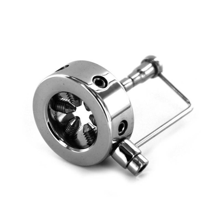 ANELLO PER GLANDE CON SONDA URETRALE IN ACCIAIO 2