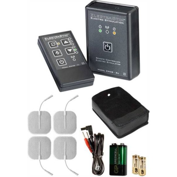 MACCHINA PER STIMOLAZIONE ELETTRICA CON TELECOMANDO A DISTANZA ELECTRASTIM