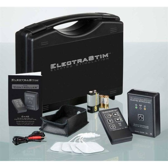 MACCHINA PER STIMOLAZIONE ELETTRICA CON TELECOMANDO A DISTANZA ELECTRASTIM