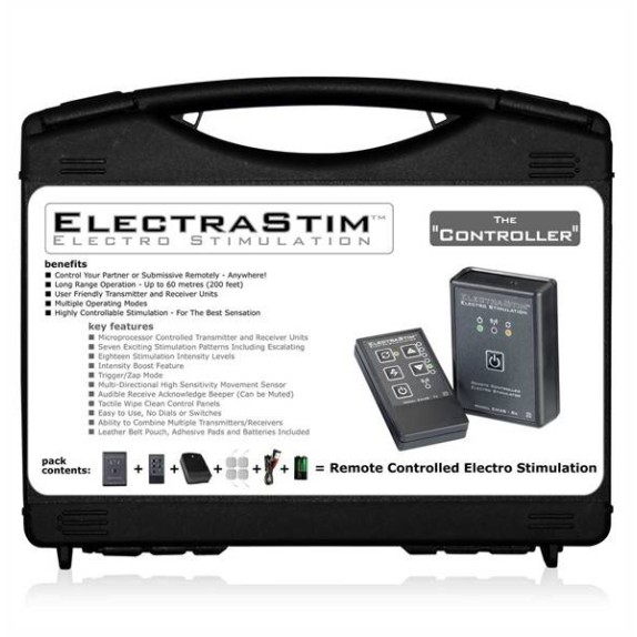 MACCHINA PER STIMOLAZIONE ELETTRICA CON TELECOMANDO A DISTANZA ELECTRASTIM