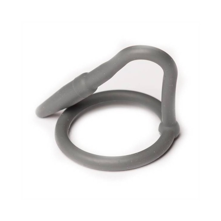 ANELLO IN SILICONE PER GLANDE CON DIVARICATORE URETRALE FERMA SPERMA