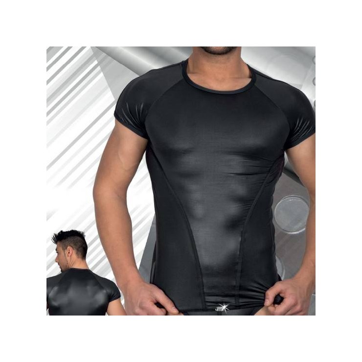 MAGLIETTA SEXY UOMO MANICHE CORTE IN SPANDEX EROS VENEZIANI