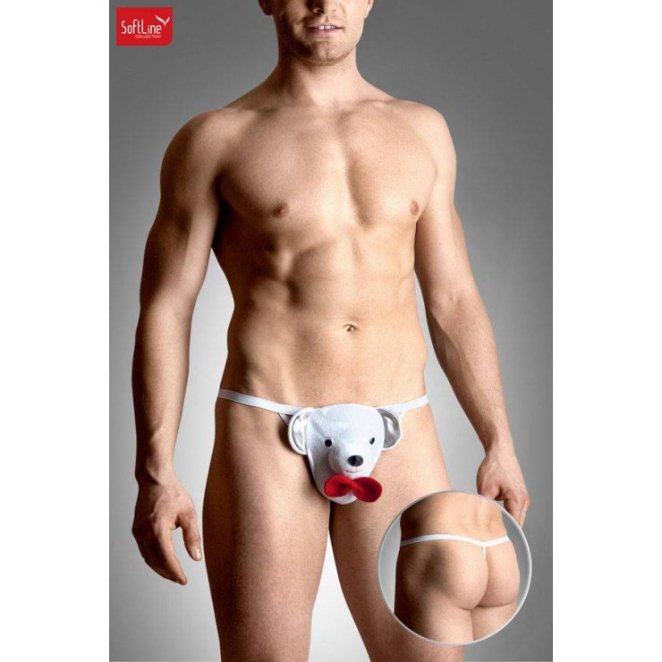 PERIZOMA SCHERZOSO UOMO A FORMA DI ORSETTO PELUCHES