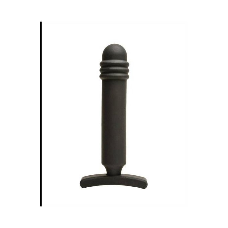 TAPPO ANALE SEXY IN SILICONE 8 INCH 20 CM PISTON PLUG NERO 2