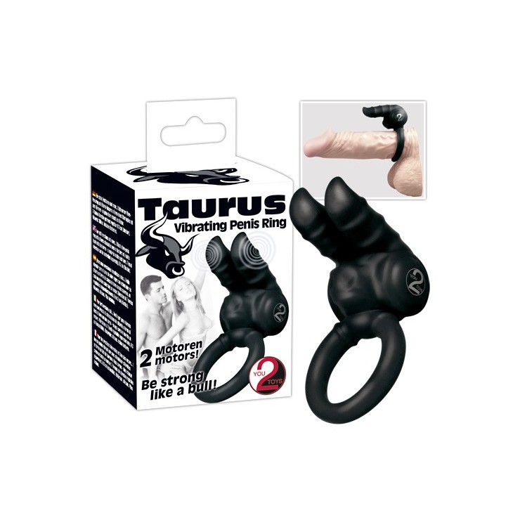 ANELLO VIBRANTE PENE TAURUS IN SILICONE      2