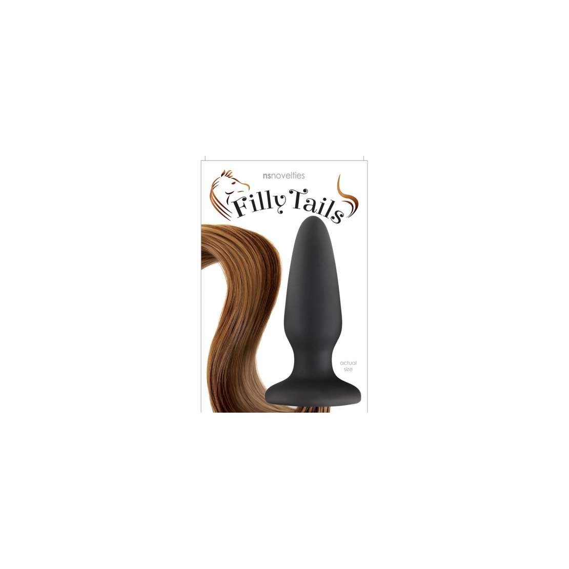 TAPPO ANALE SEX TOY IN SILICONE PLUG CON CODA