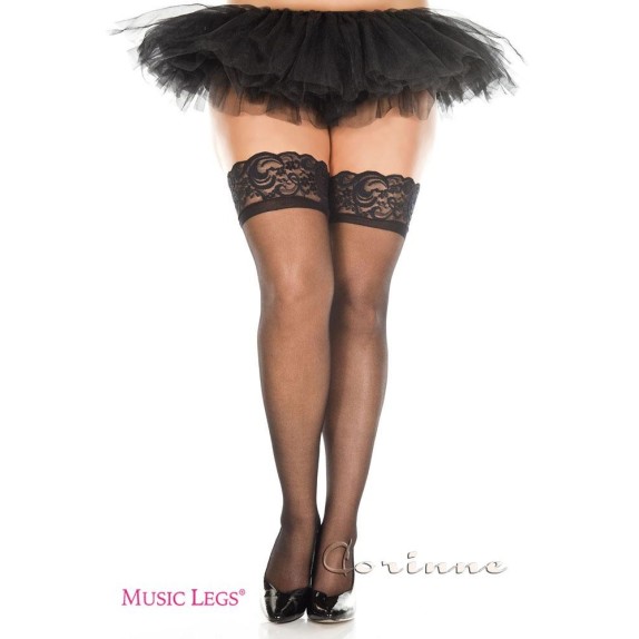 AUTOREGGENTI SEXY CON BALZA FLOREALE