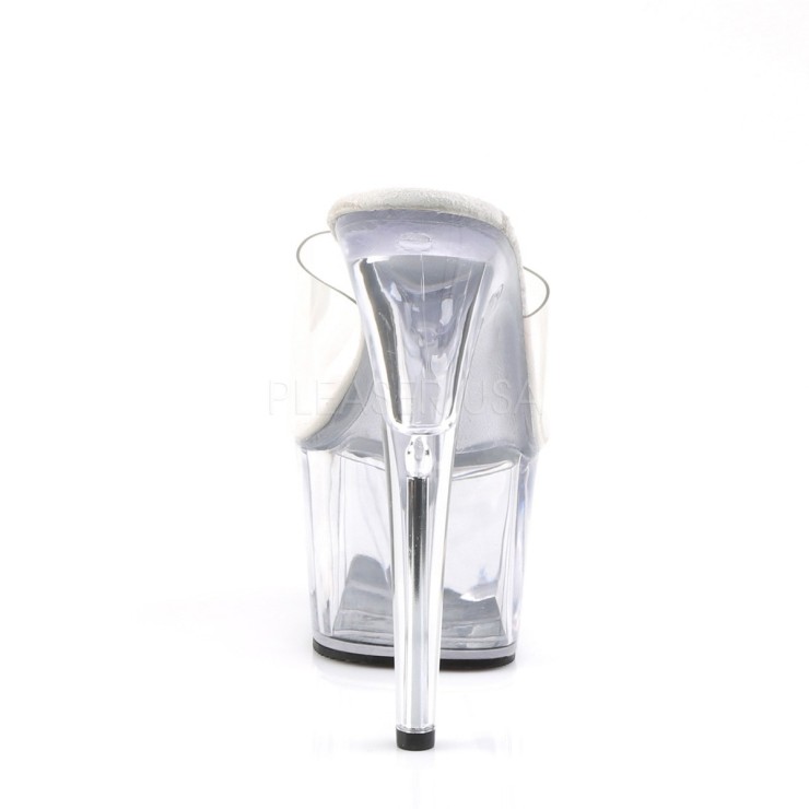 SANDALI TACCO ALTO 17 -18  CM TRASPARENTE 2