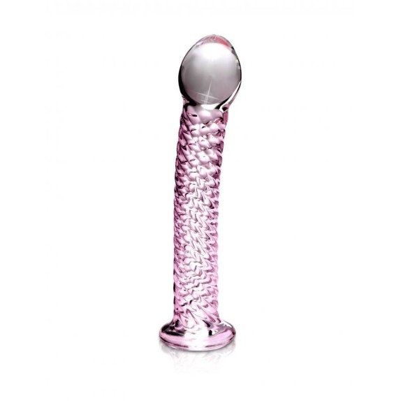  DILDO IN VETRO CON RILIEVI SEX TOY ICICLES No. 53
