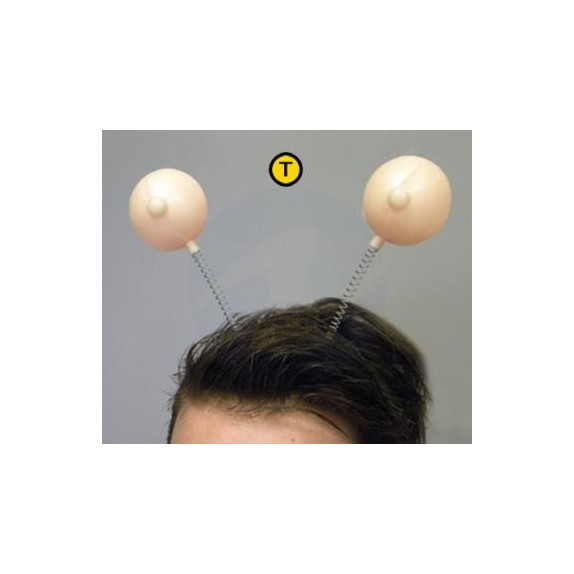 CERCHIETTO CON TETTINE ED ANTENNE