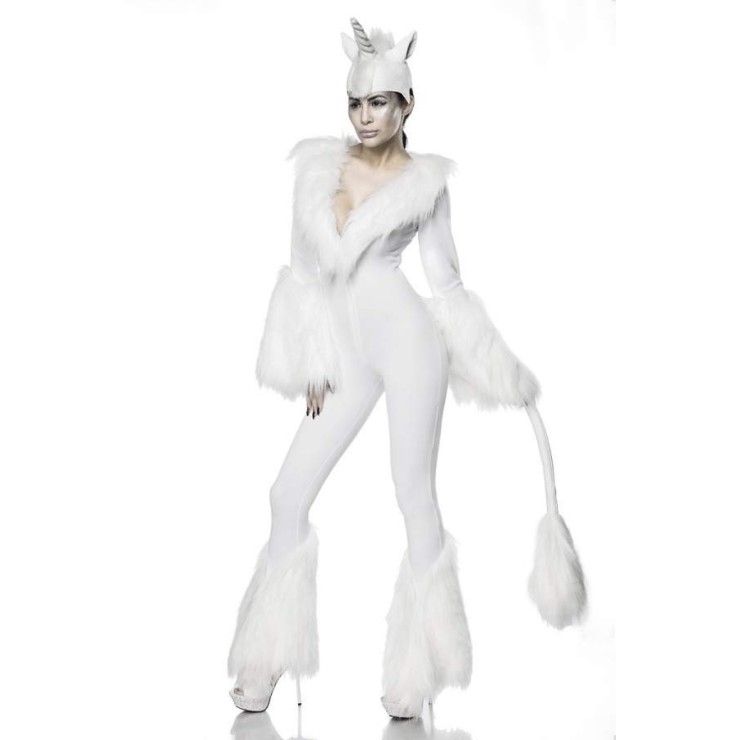 COSTUME SEXY DA UNICORNO BIANCO PER DONNA