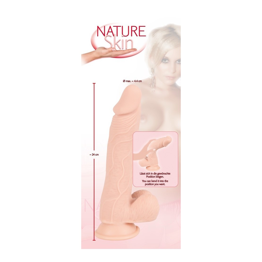 FALLO REALISTICO NATURE SKIN SEX TOY VARIE MISURE