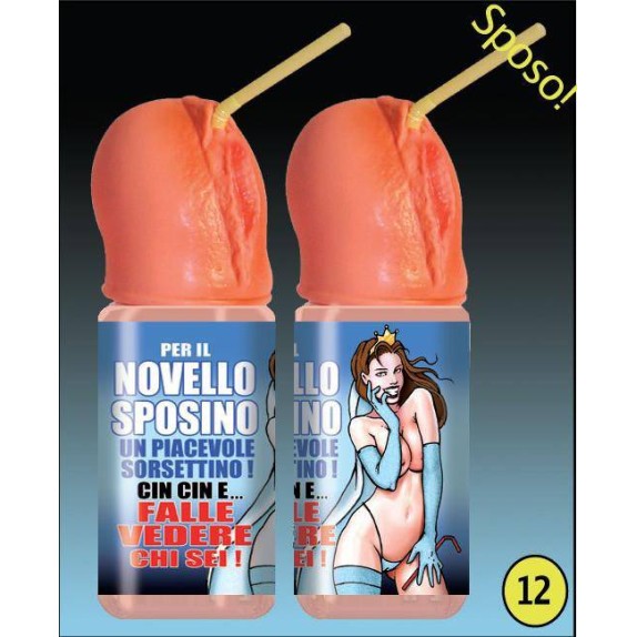 BIBERON SEXY ADDIO AL CELIBATO NOVELLO SPOSINO