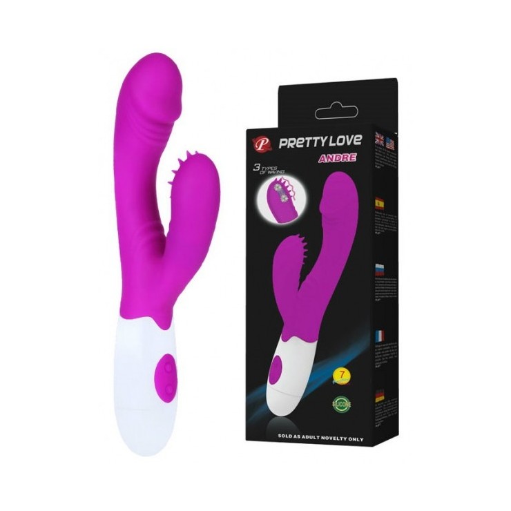 VIBRATORE RABBIT PER DONNA SEX TOY ANDRE