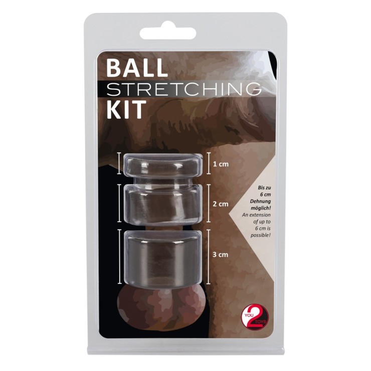 SET ANELLI ALLUNGA TESTICOLI 3 PEZZI SEX TOY BALL STRETCHER 2
