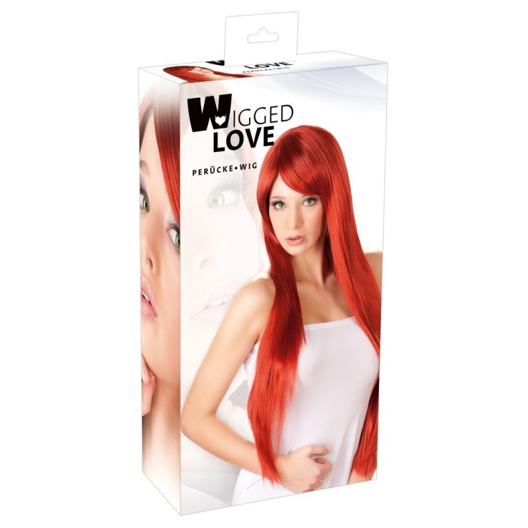 PARRUCCA SEXY CAPELLI LUNGHI CON FRANGIA