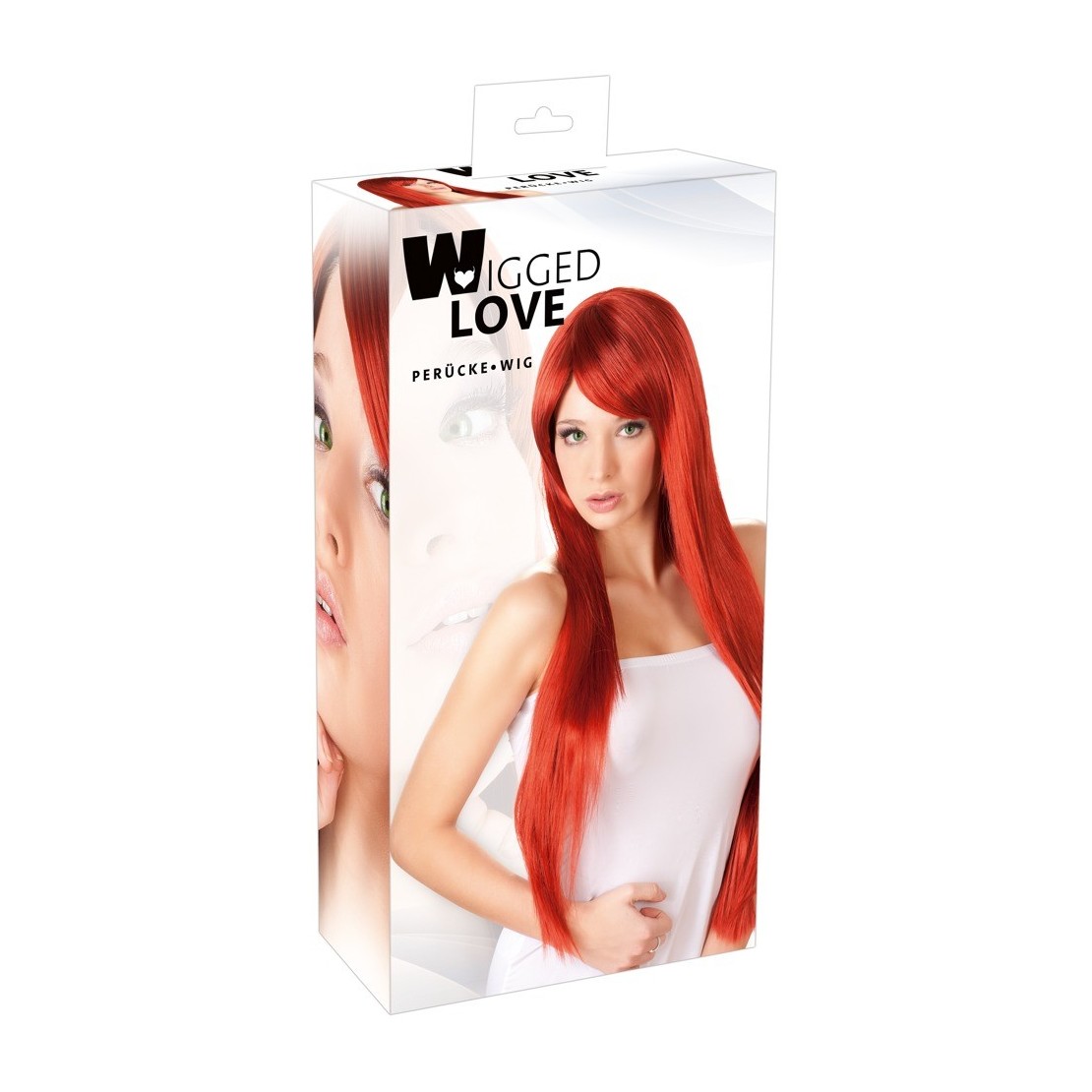 PARRUCCA SEXY CAPELLI LUNGHI CON FRANGIA