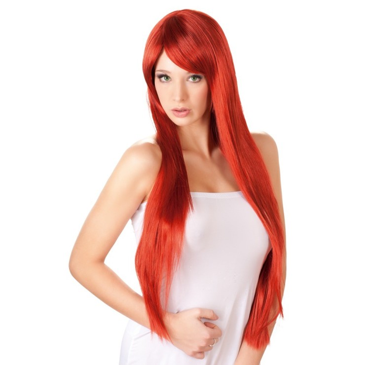 PARRUCCA SEXY CAPELLI LUNGHI CON FRANGIA 2