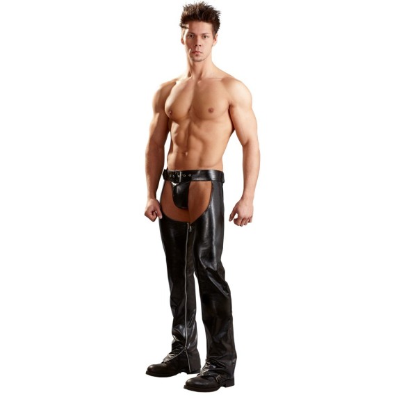 PANTALONI SEXY CON APERTURE PER STREAP MAN