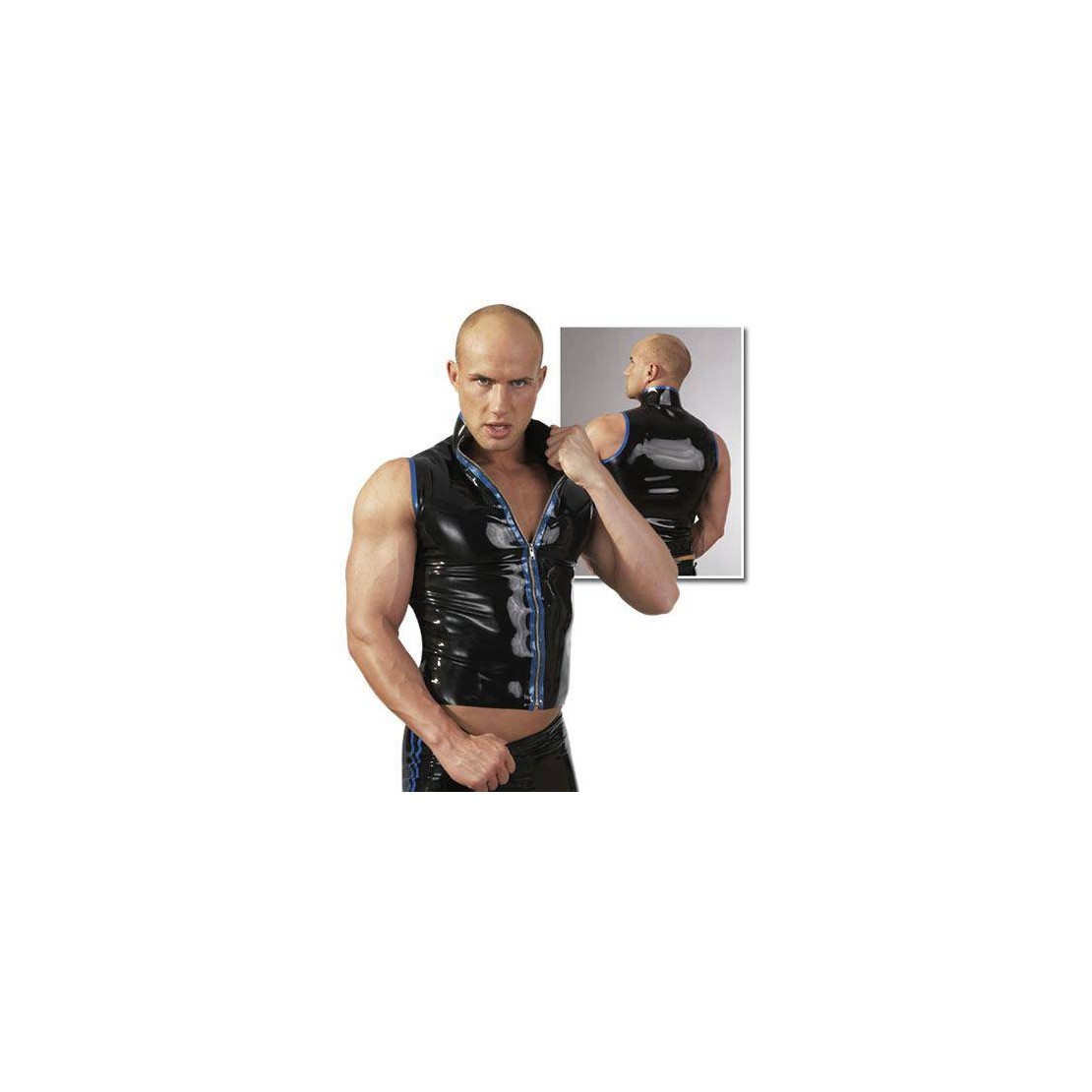 GILET SEXY IN LATEX PER UOMO