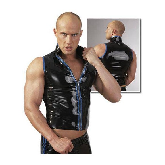 GILET SEXY IN LATEX PER UOMO