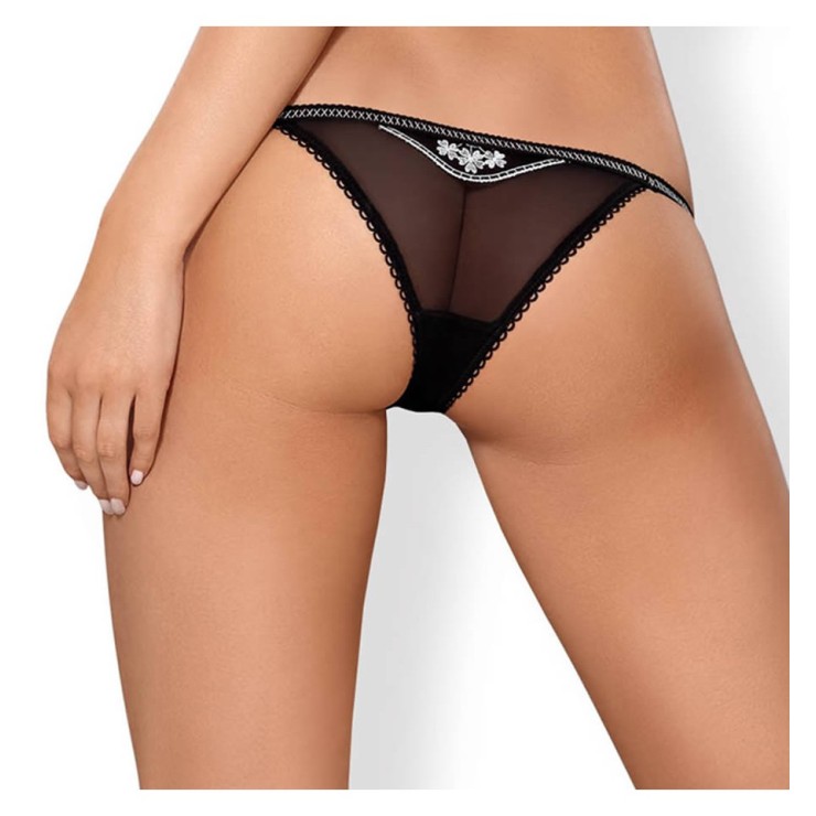 MUTANDINA SEXY PER DONNA IN TULLE E PIZZO  2