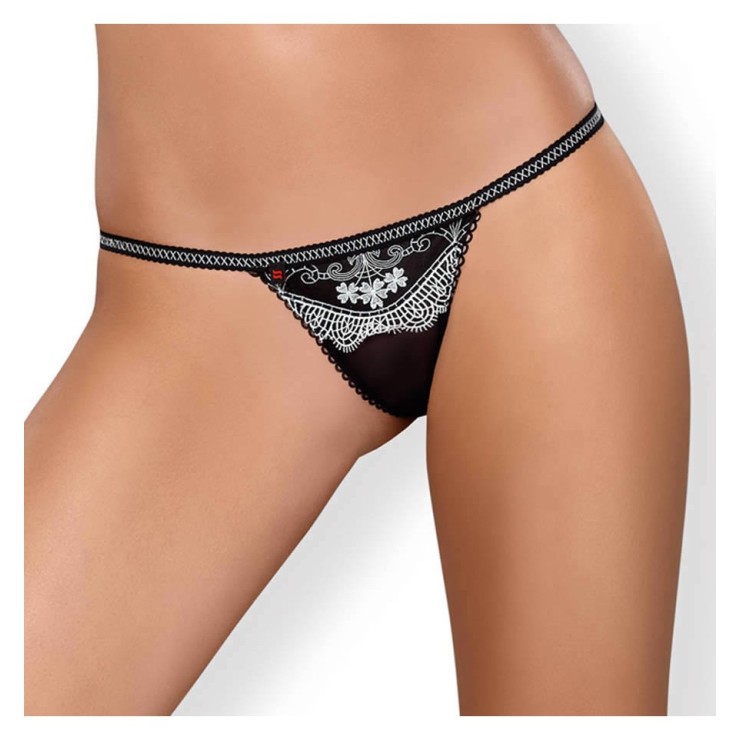 MUTANDINA SEXY PER DONNA IN TULLE E PIZZO 