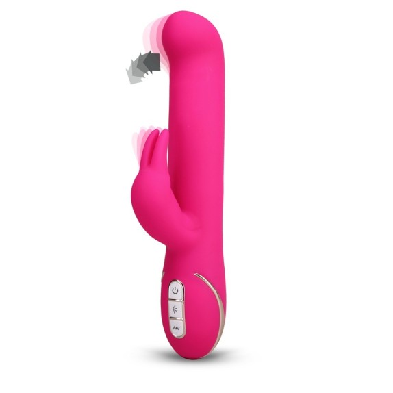 VIBRATORE RABBIT RICARICABILE SEX TOY IN SILICONE GESTURE