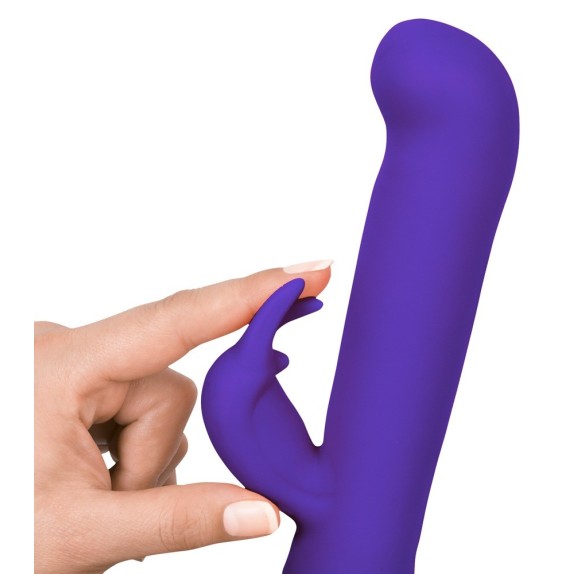 VIBRATORE RABBIT RICARICABILE SEX TOY IN SILICONE GESTURE